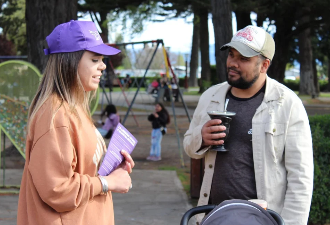 “No importa cuantas trabas nos pongan en el camino, Argentina será próspera”: Maira Frías llevó la campaña de La Libertad Avanza a la&nbsp;Cordillera