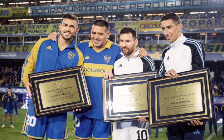 Messi eligió a Paredes como el mejor del fútbol argentino y destacó su impacto en&nbsp;Boca